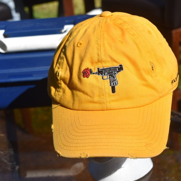 Gunz N Roses Yellow Allstar Cap - Picture 1 of 4